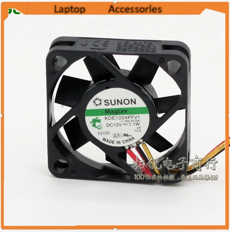 HJ 2 шт. для вентиляторов охлаждения Sunon Maglev KDE1204PFV1 4010 40 мм DC 12 В 1,1 Вт 3-проводной переключатель вентилятора Кулер