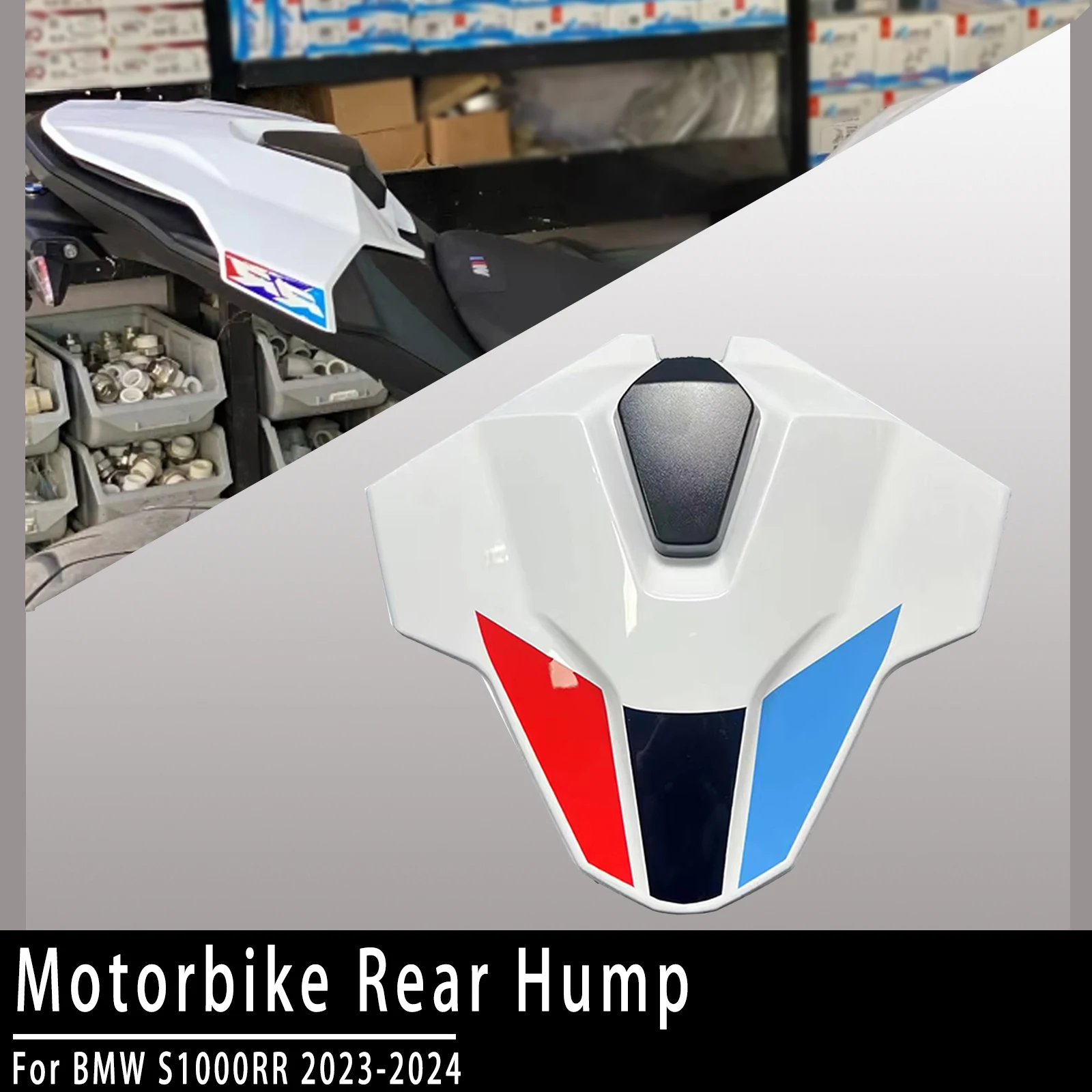 

For BMW S1000RR 2023-2024 S1000 RR 23-24 Motorcycle Fairing, Rear Seat Upper, Rear Tail Seat Rear Hump Suitable