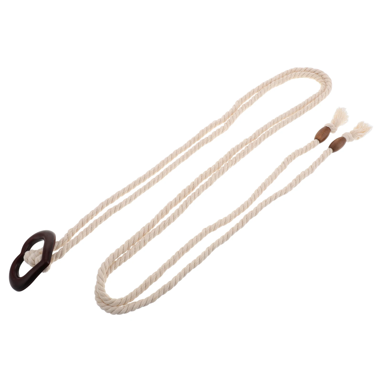 

Fancy Braided Rope Adjustable Boho Style Dress Accessory Lightweight Woven Summer Handmade Tie Multiscene Use Women