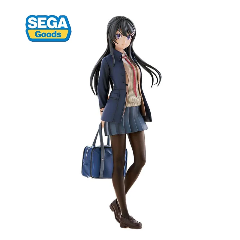 

In Stock Original Anime Figure 18cm SEGA Luminasta Rascal Does Not Dream of Bunny Girl Senpai Sakurajima Mai Model Toys Doll