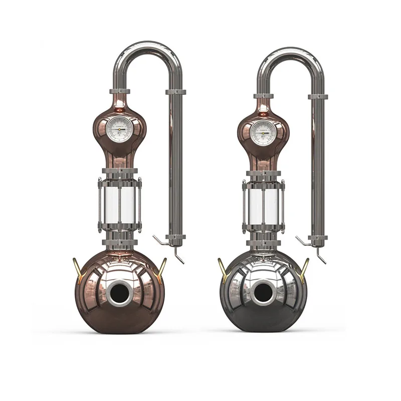 8L 15L Household Plant Essential Oil Distiller Stainless Steel Pure Copper Essential Oil Purifier Whiskey Brandy Brewing Machine