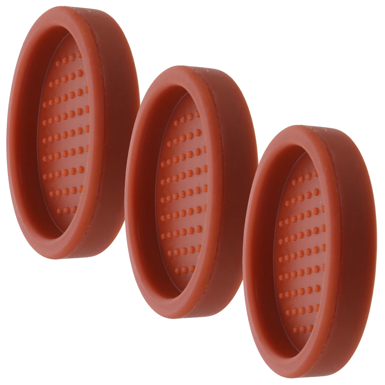 

3pcs Round Silicone Coffee Tamper Mat Non-Slip Espresso Tamping Station Reusable Ground Pad For Kitchen Cafe Coffee Machine