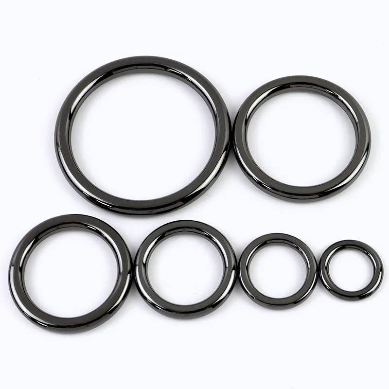 5/10Pcs 15/19/25/32/38/50mm O Ring Metal Buckle for Bag Strap Dog Collar Belt Rings Clasp Carabiner Keychain Hook Loop Hardware image 3