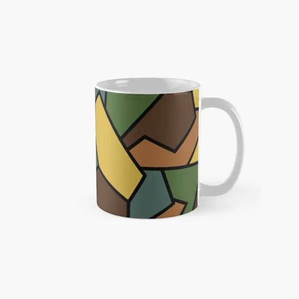 Ww1 German Camouflage Classic  Mug Photo Drinkware Tea Coffee Printed Gifts Image Handle Round Simple Design Picture Cup