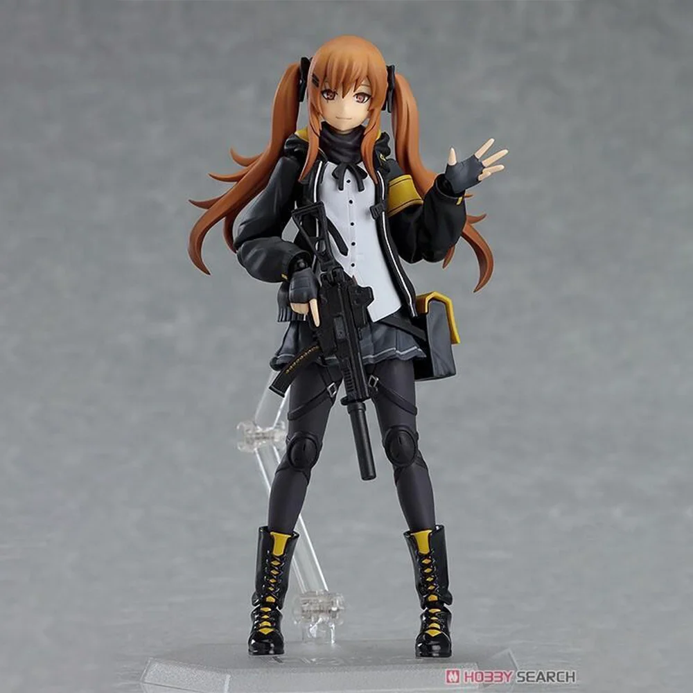 14cm Girls Frontline Figures Ump9 Action Figure Statue Model Doll Cute Assembly Room Changeable Desk Christmas Toy Birther Gift