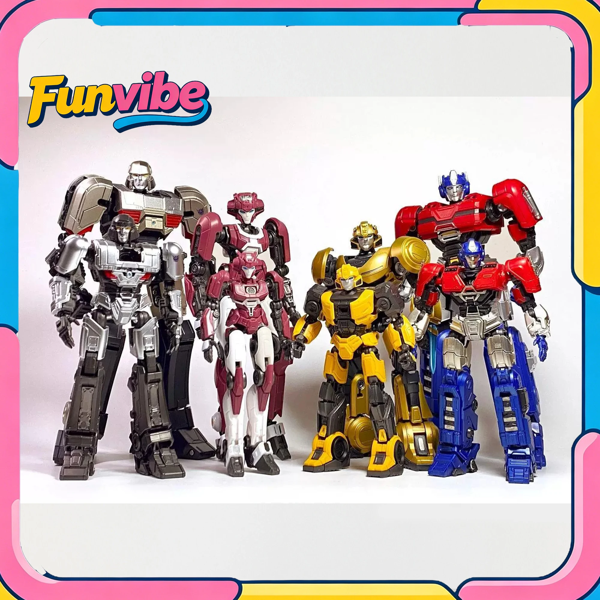 Transformers One 13-20cm Origins Optimus Prime Megatron Bumblebee, Figura de Anime para Armar, Figura Decorativa para Habitación, Juguete para Niños, Regalo