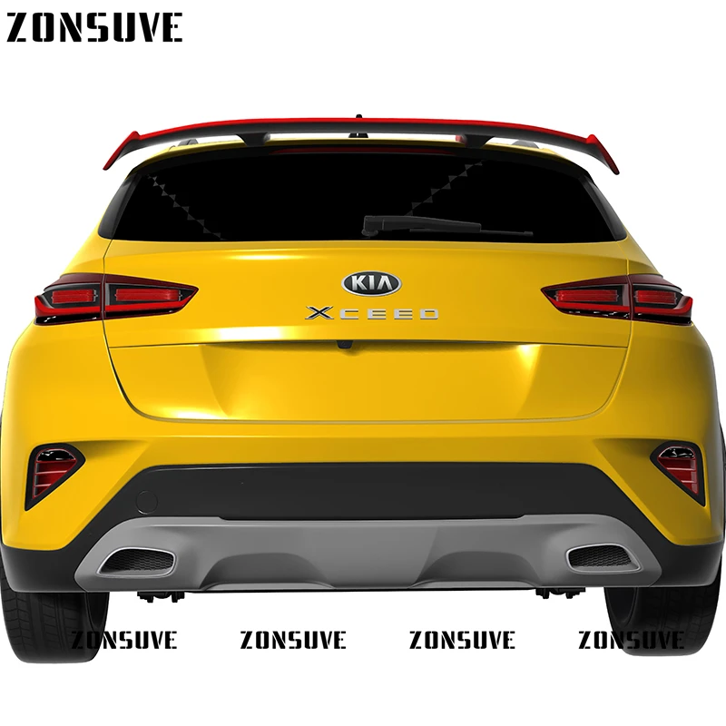 Use For Kia Xceed Roof Spoiler Rear Wing Body Kit Accessories