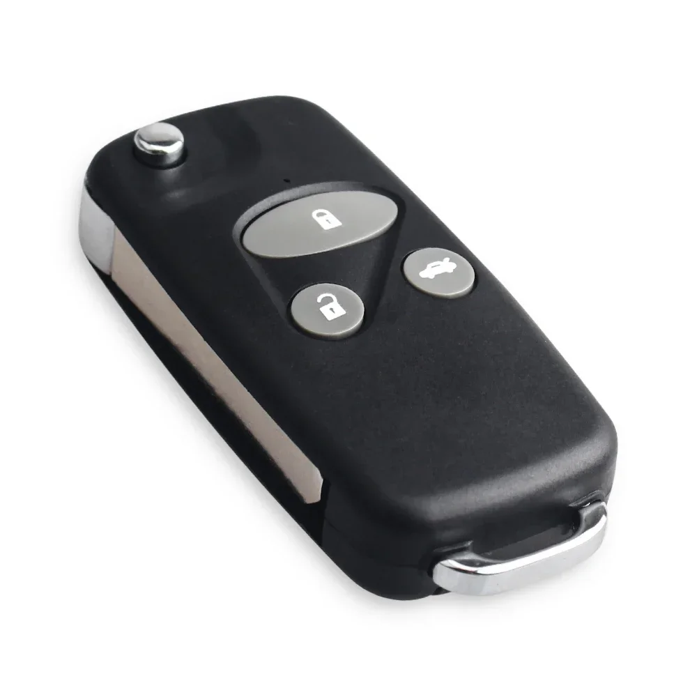 KEYYOU Fob 2 3 Buttons Modified Folding Filp Remote Car Key Shell Case For Honda Accord Civic HRV CRV S2000 Jazz HON66