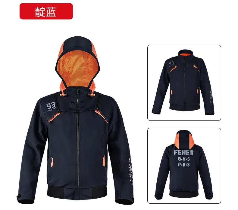 Motorcycle Jacket Men Reflective Outdoor Cycling Protective Moto Protective Clothing Motocross Anti Drop Equipment