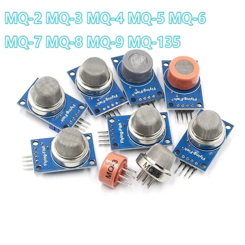 MQ-2 MQ-3 MQ-4 MQ-5 MQ-6 MQ-7 MQ-8 MQ-9 MQ-135 Detection Smoke methane liquefied Gas Sensor Module for Arduino Starter DIY Kit