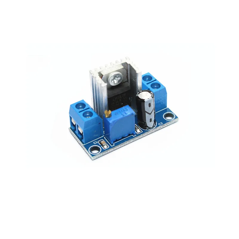 Regulador de voltaje ajustable LM317, módulo de potencia, convertidor de DC-DC, regulador lineal ajustable de placa Buck