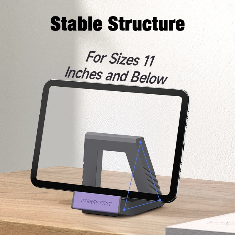 Soporte de teléfono geométrico Sikai, almacenamiento de escritorio, soporte de carga de teléfono versátil para iPhone iPad Samsung Xiaomi