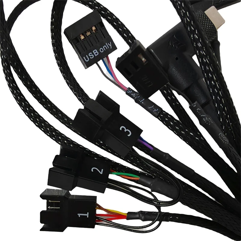 جديد! ل Corsair ICUE H100i وحدة المعالجة المركزية برودة المياه المبردة التبريد المبرد O-USB C كابل محول التيار الكهربائي