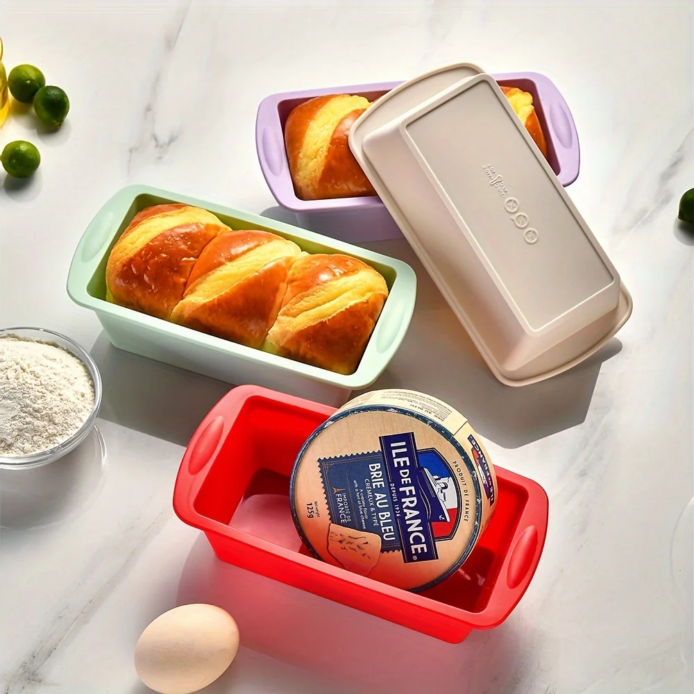 1Pc Silicone Bread Loaf Pan Cake Mold Nonstick Silicone Homemade Loaf Bread Toast Mould Kitchen Accessories Pastry Tools