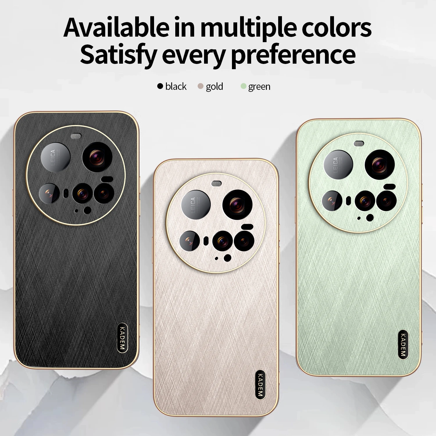 Pour Xiaomi 15 Ultra étui haut de gamme galvanisé magnétique fil d'or Texture Anti-chute couverture pour Xiaomi 15 Pro antichoc Funda