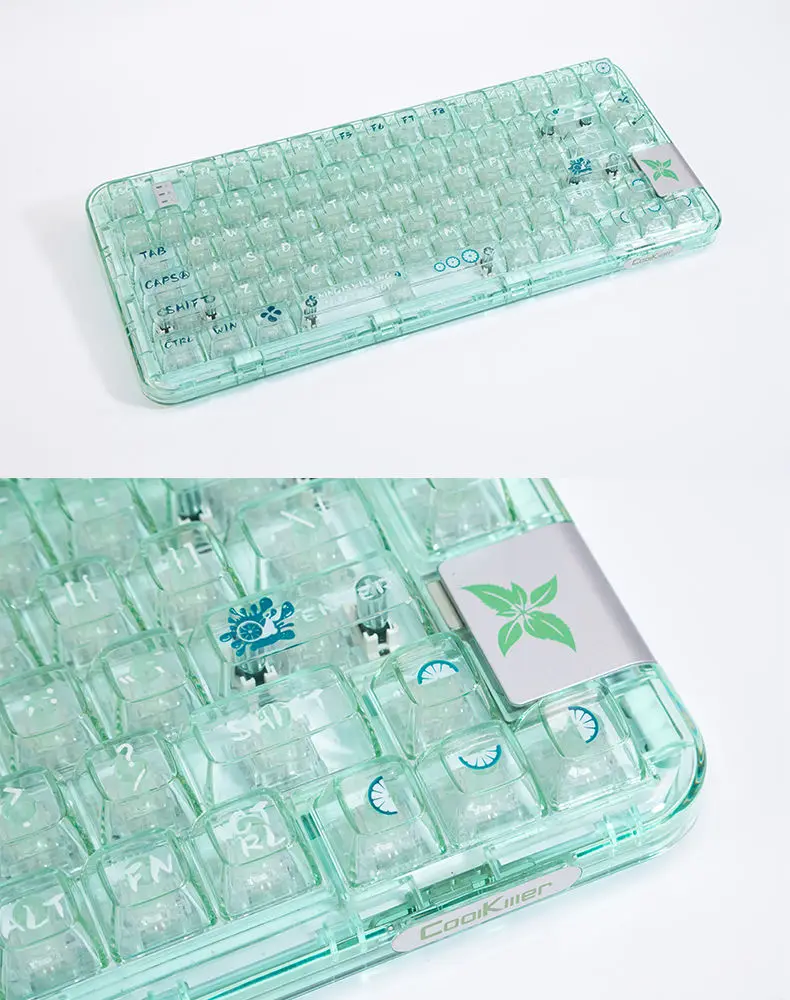 Imagem -03 - Verão Lemontheme Keycaps Gift Conjunto Teclas Pudim Bonito Pbt Transparente SA Perfil Keycap para mx Switch Mchanical Keyboard Key Cap