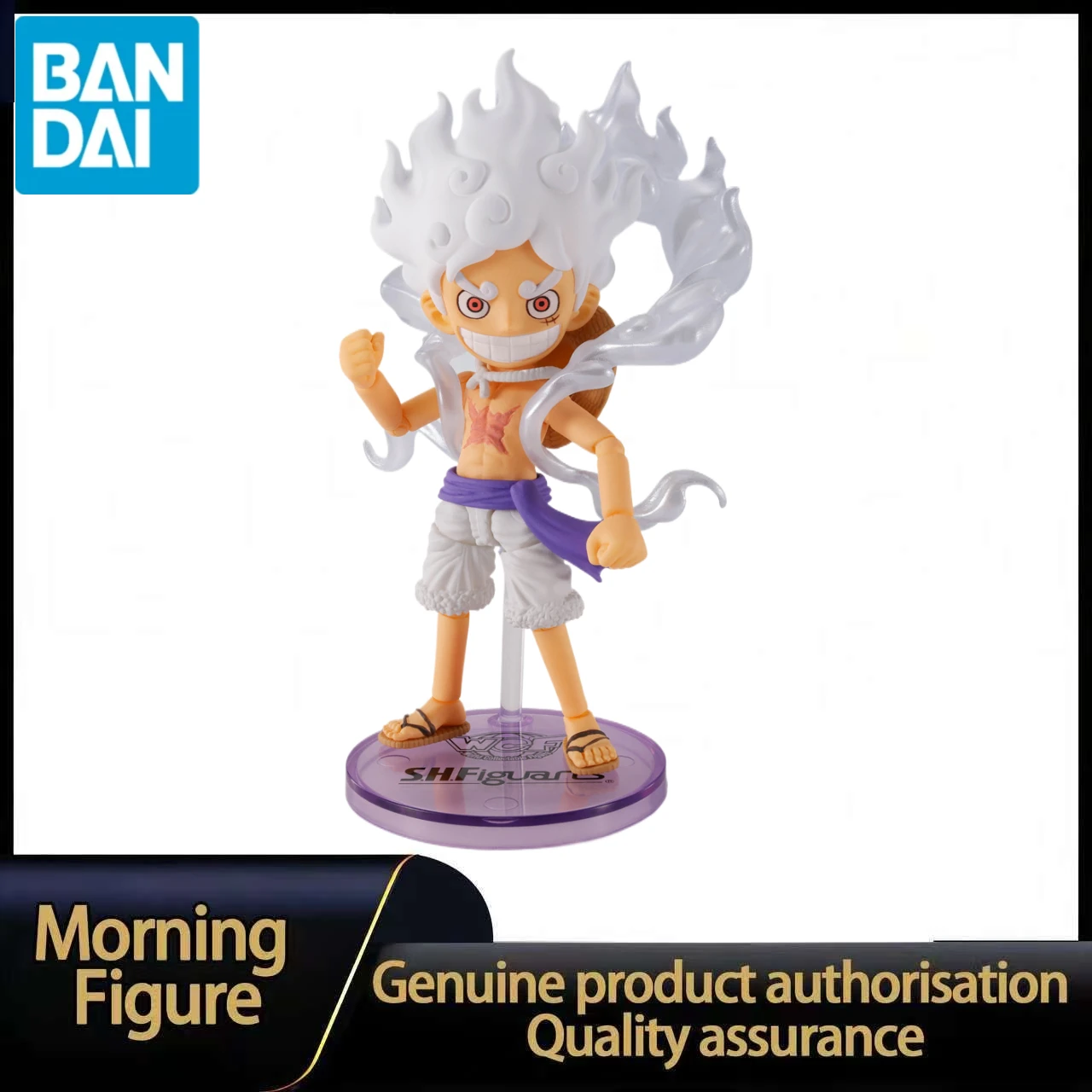 

In Stock BANDAI SPIRITS Wcf SHFiguarts One Piece Monkey D Luffy Gear 5 Action Figure Model