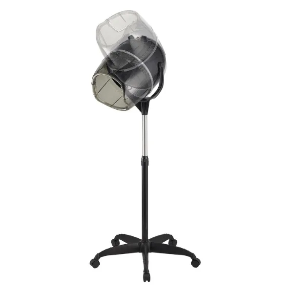 Y-NOT Professional Hairdryer Height Adjustable Hooded Stand Up Bonnet Hair Dryer, Floor Standing Rolling Base with Wheels