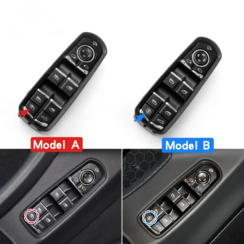 Car Electric Power Window Panel Master Control Switch Button For Porsche Panamera Cayenne Macan 2011-2016 7PP959858RDML