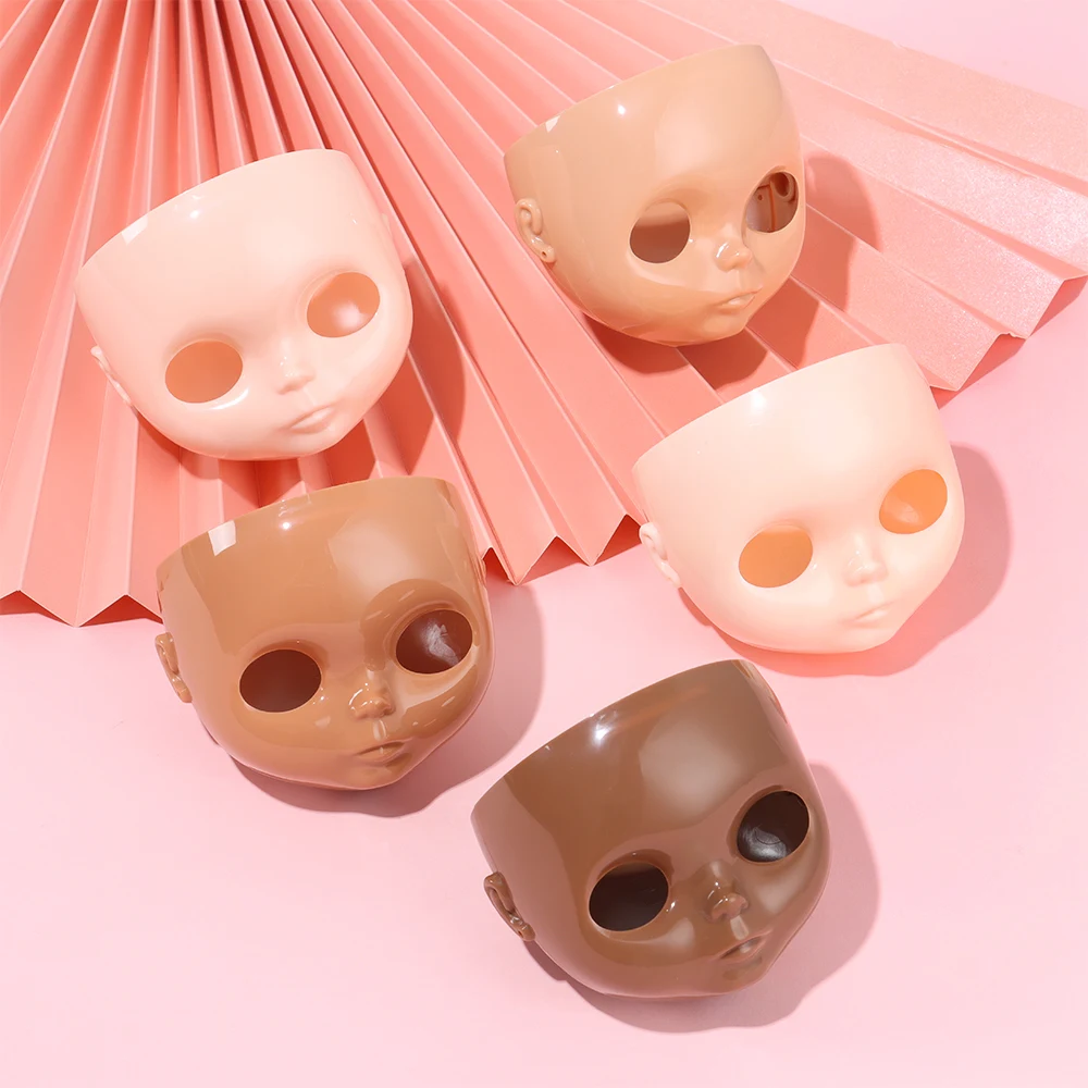 DIY Doll Face Makeup Doll Head Practice Model No Makeup Training Head Eyelashes Makeup Toy Makeup Changing Tool Doll Accessories