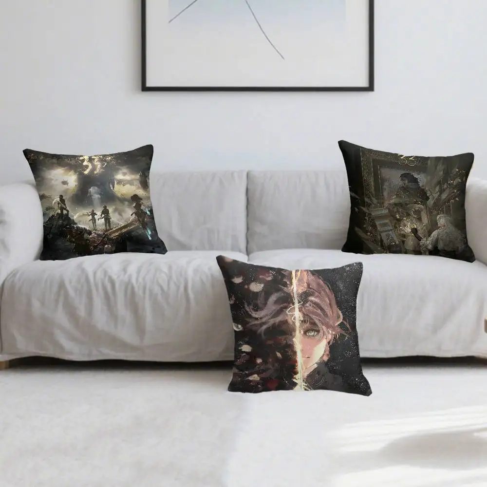 

C-Clair Obscure Expedition 33 Pillow Case Pillow Case Living Room Sofa Cushion Cover Suitable For Home Bedroom Room Decoration