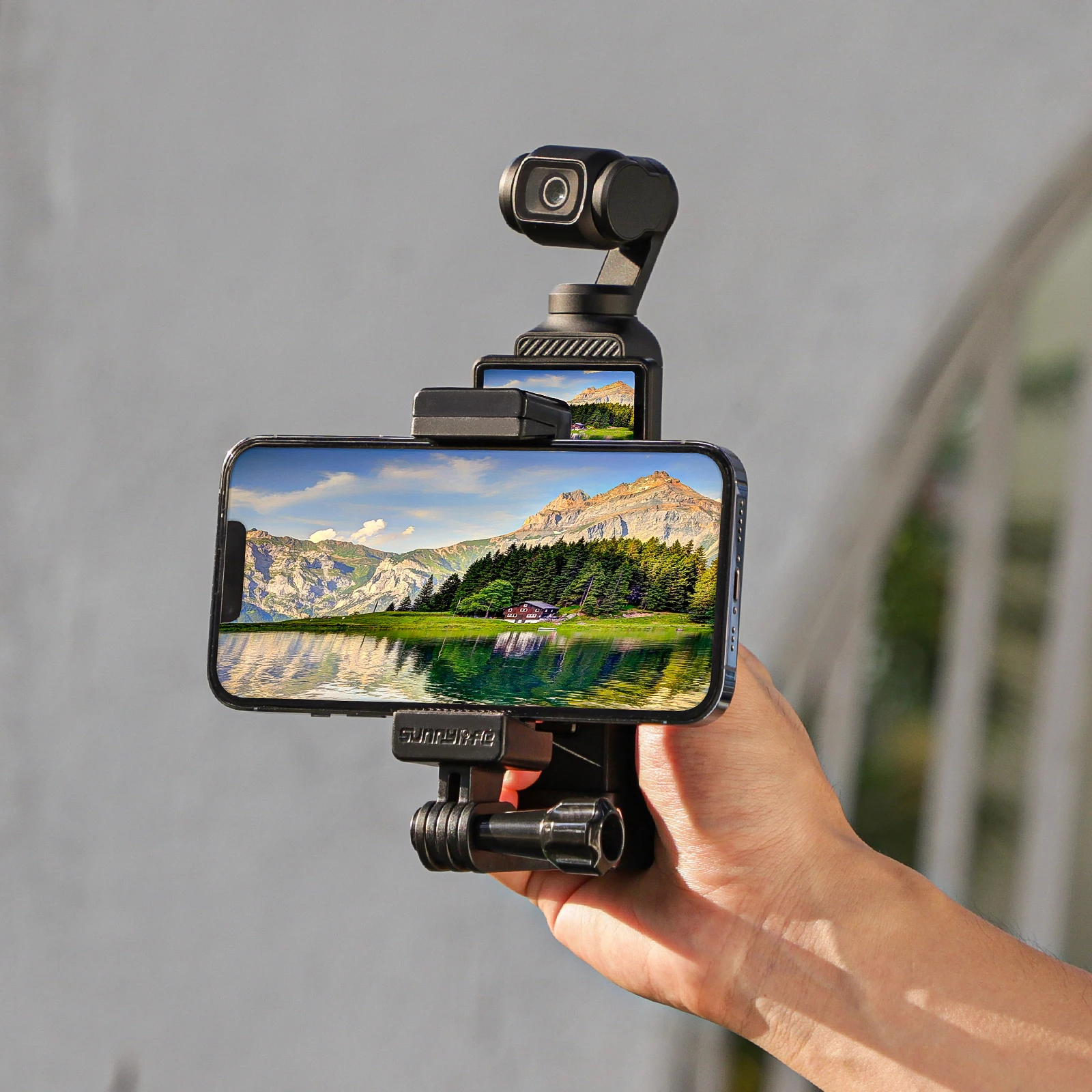 

​Front Cell Phone Holder Clip for DJI Osmo Pocket 3 Handheld Shooting Expansion Adapter Sport Camera Accessory