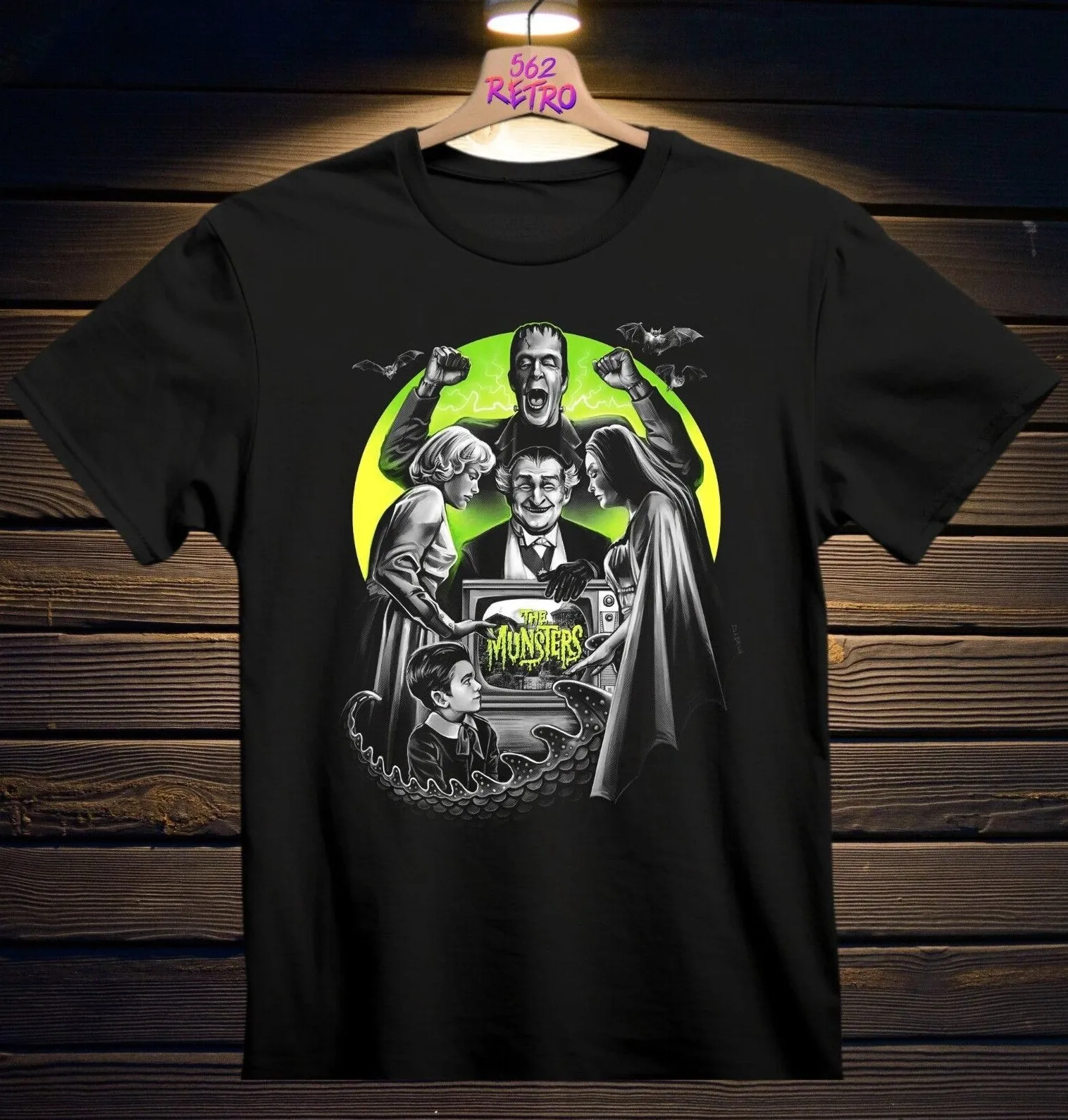 

The Munsters Horror T-Shirt Outdoor casual fashion trendy T-shirt