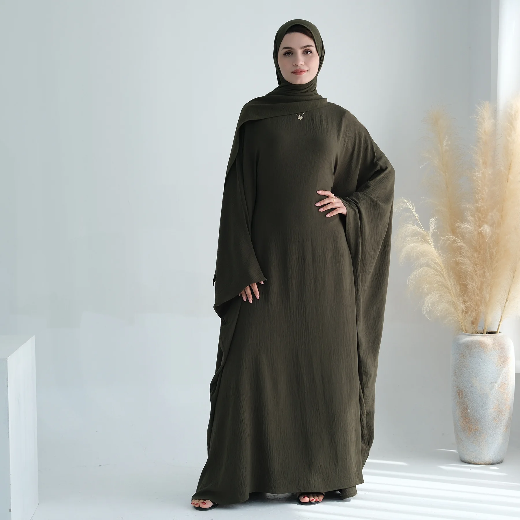 

Eid Mubarak Djellaba Muslim Women Prayer Dress Hijab Abaya Dubai Turkey Kaftan Ramadan Djellaba Islam Jalabiya Arabic Scarf Robe