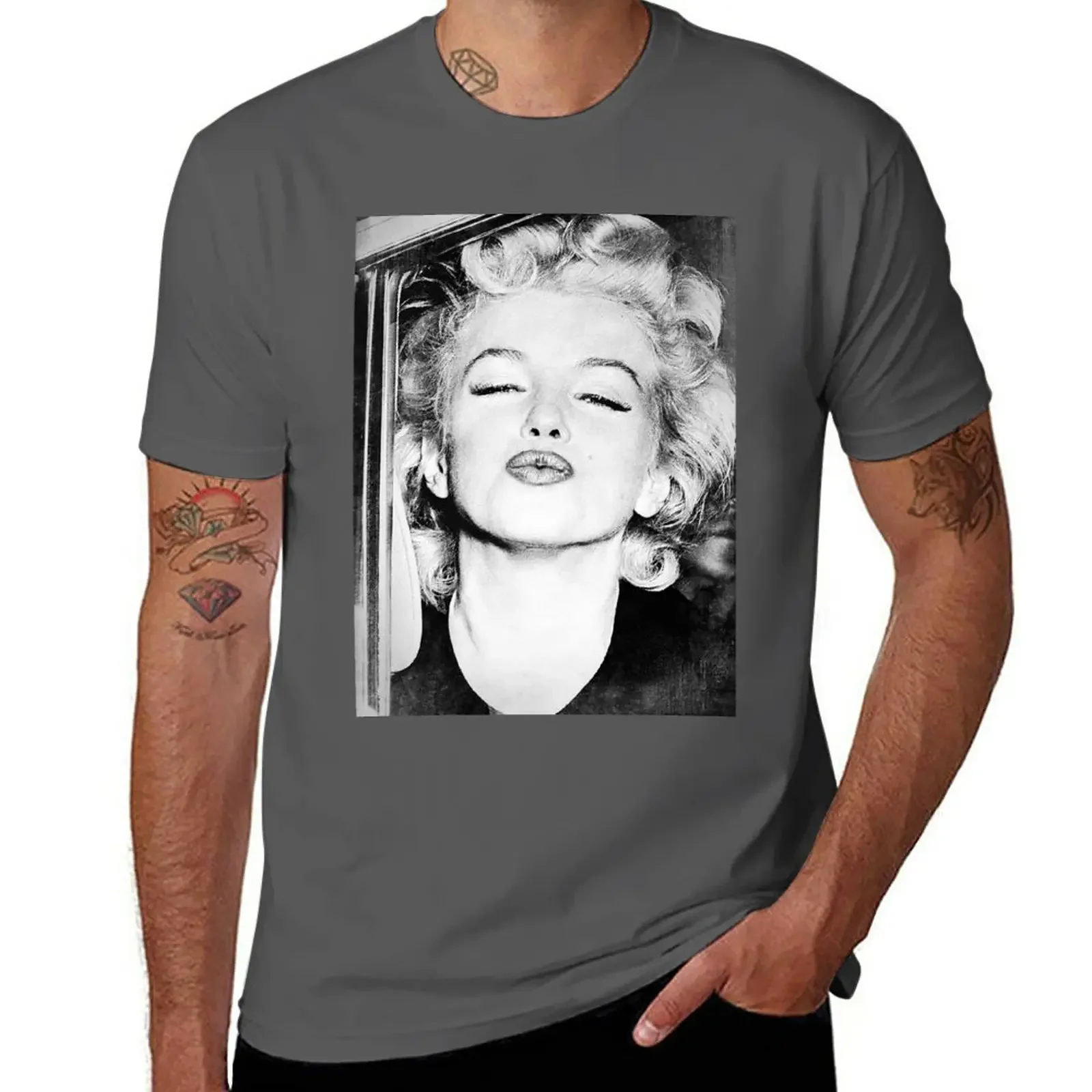 New Marilyn Monroe - BW Vintage - D59 T-Shirt boys white customized plain white men new in tops & tees vintage Informal Outfits