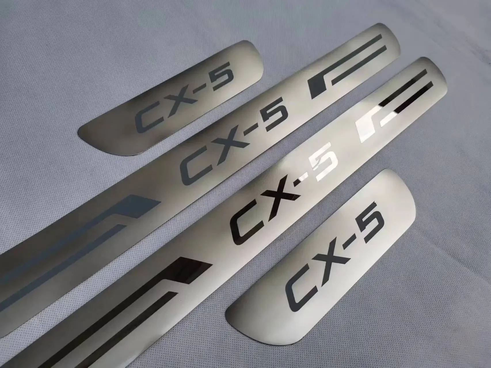 Car Styling For cx5 CX-5 2012 2013 2014 -2016 Accessories Scuff Plate/Door Sill Door Sill Scuff Plate Welcome Pedal