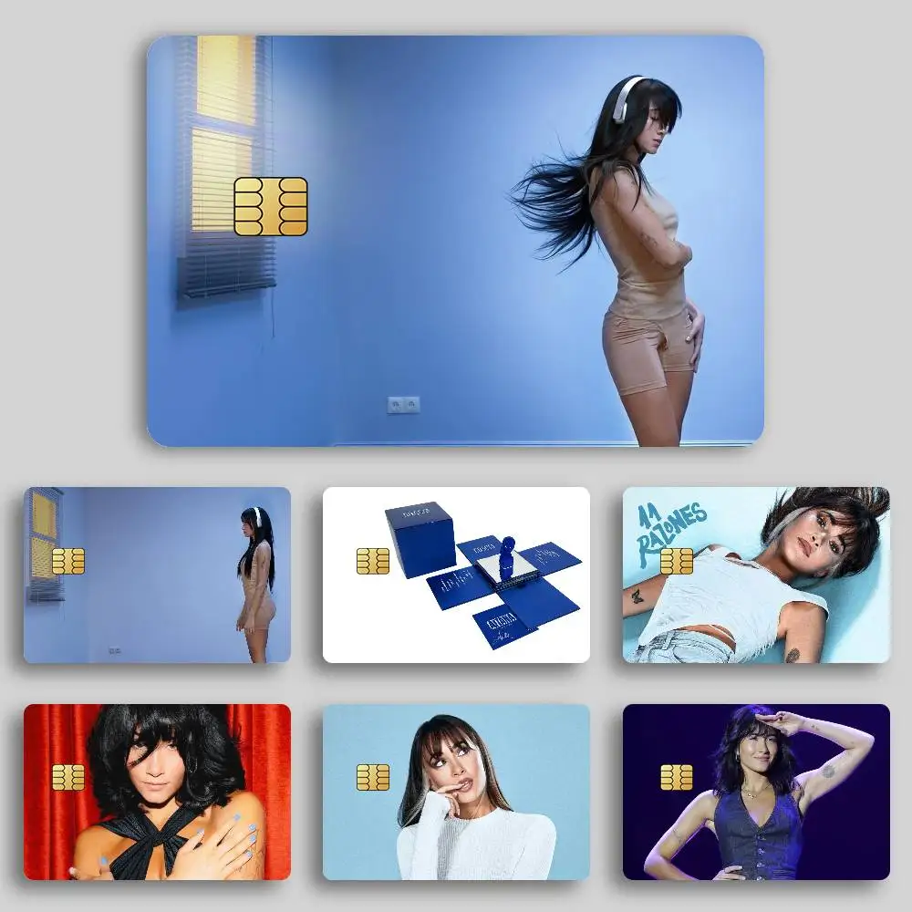 ملصقات جلدية لبطاقة الائتمان من Singer A-Aitana لبطاقة البنك والحافلة المتروية هدية مقاومة للماء #1