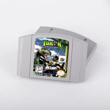 《圖羅克 - 恐龍獵人》遊戲卡,適用於 64 位元美國 NTSC/歐洲 PAL 制式 N64 遊戲機,英文版 8 最佳銷售 N64 PAL - №1