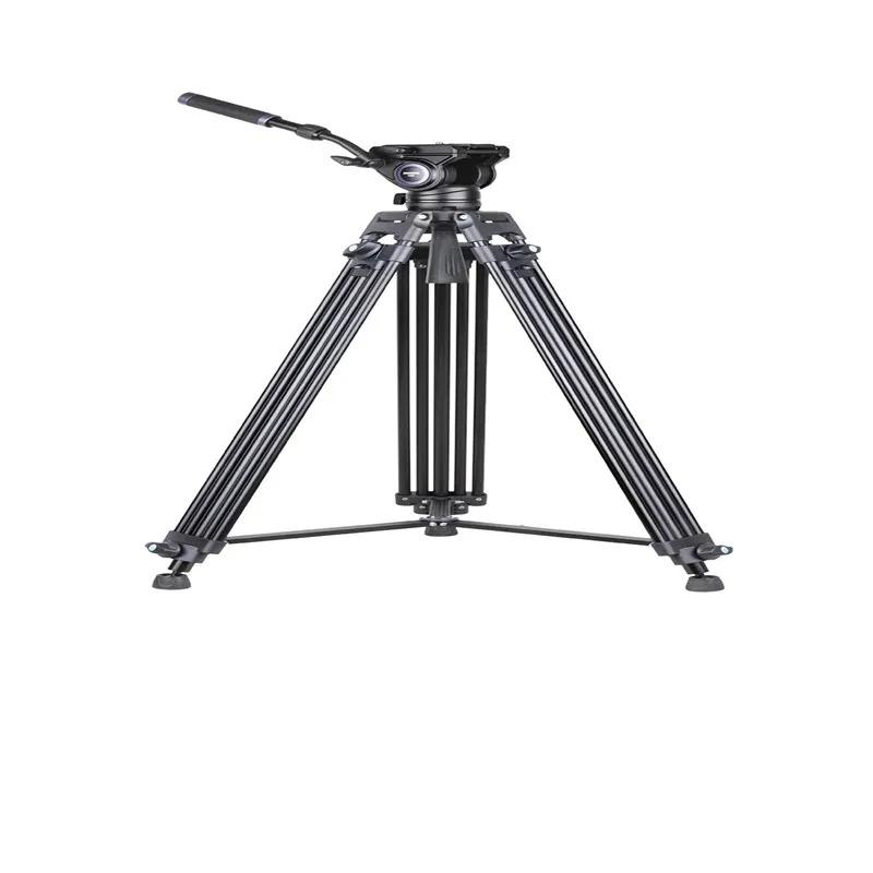 

VT80 Professional Aluminum Video Tripod Hydraulic Fluid Video Head Camera Tripod For Dslr Camcorder Dv 1.85M 12kg Load