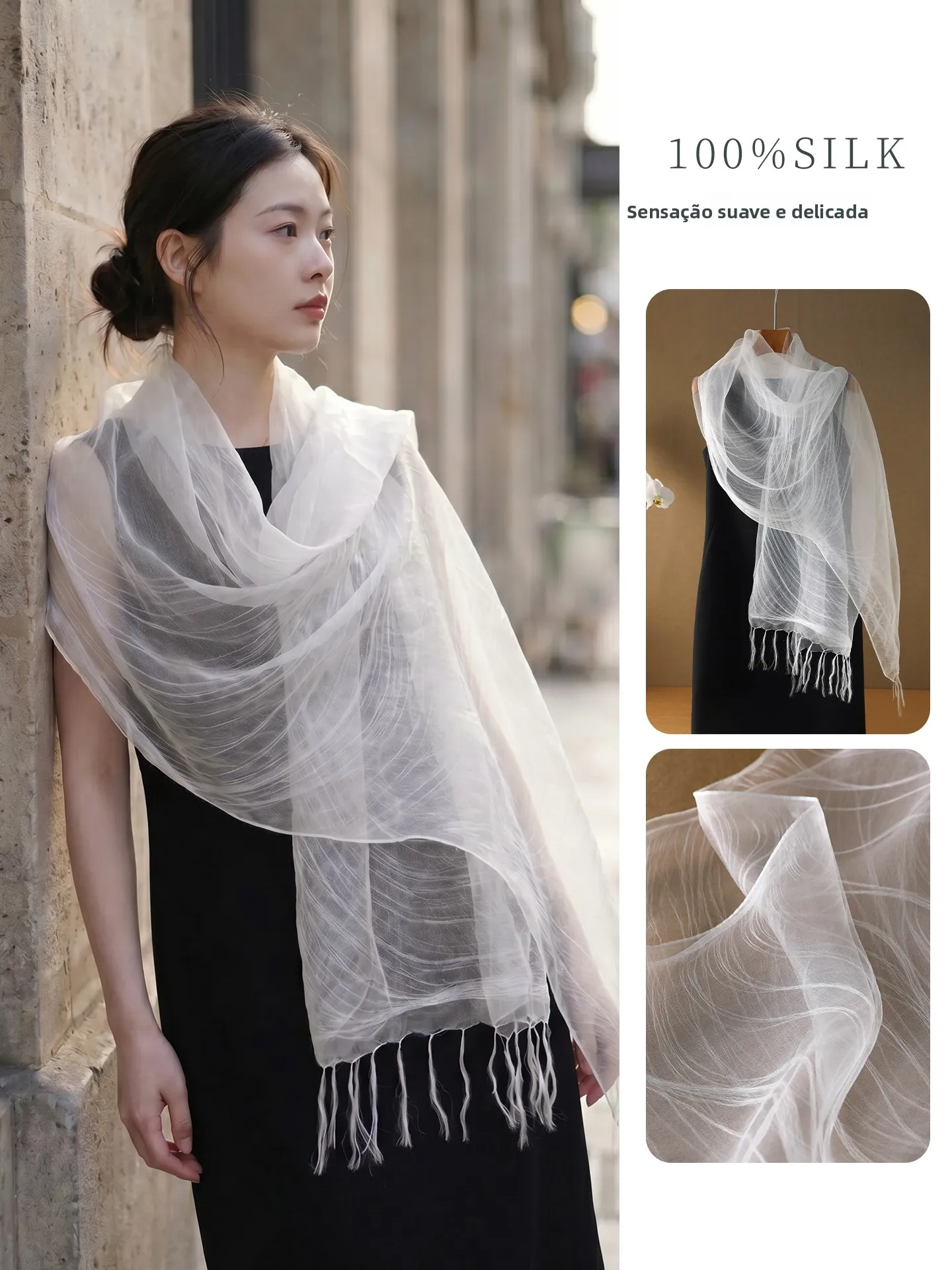 Echarpe-en-organza-de-soie-echarpe-d'ete-pour-femmes-faite-a-la-main-avec-texture-a-franges-echarpe-chauffe-cou-accessoire-de-mode-polyvalent
