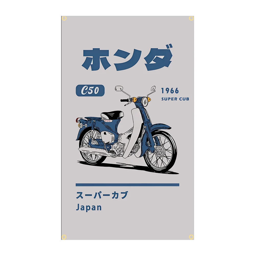 FLAGap 3X5FT Red Series Motorcycle Flag Stylish Vibrant Colors Quick Muscle Motorcycle Design for Bikers And Fans