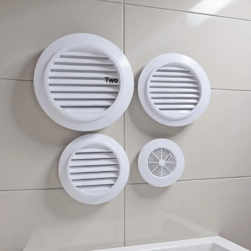المطبخ الحمام تهوية الهواء استخراج صمام الشواية التيار المتناوب غطاء ثقب الغبار مانع جدار مجاري غطاء الزخرفية