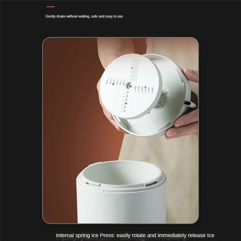 

Summer Ice Shaver Crusher Manual Ice Crusher Tool Cafe Bar Kitchen Handheld Snow Manual Crusher
