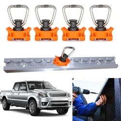 Stainless Airline Rails Lashing Points With Return Spring For Motorhomes And Campers Trailer Transport Cargo Management