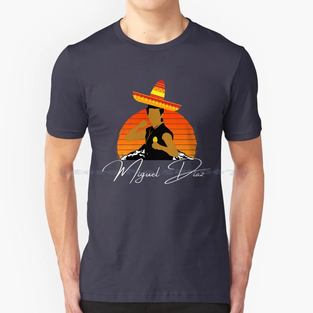 Miguel Diaz ( Mexican Hat ) , All Sunset Design T Shirt 100% Cotton Tee Official Karate Kid Kai Never Dies Kai Australia Kai