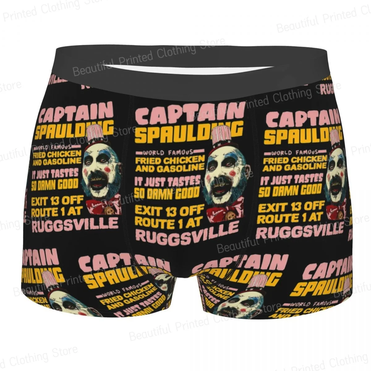 Captain Spaulding Man's Boxer Briefs Underpants Highly Breathable High Quality Gift Idea