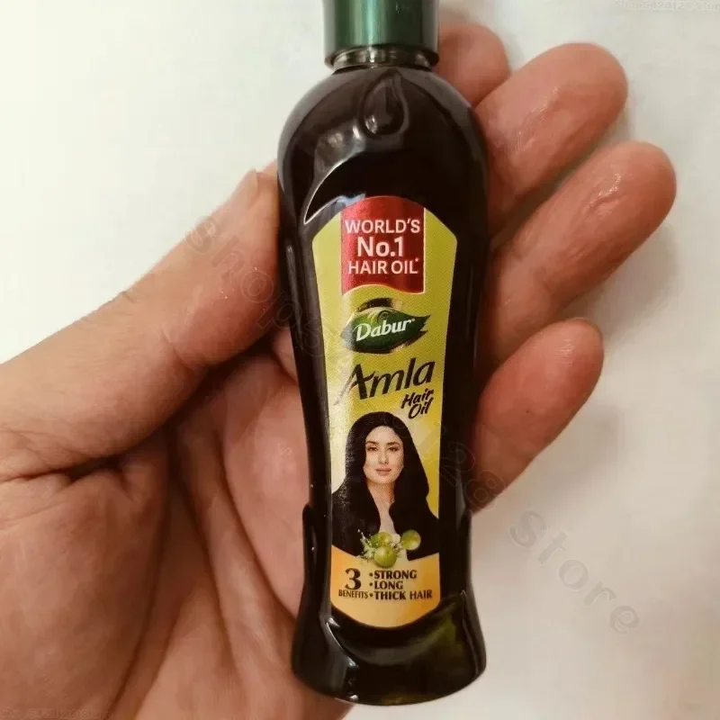 India Dabur Amla Hair Oil Indian Gooseberry Nourishes Black Hair Smooth Hair Oil Improves Dry 110ml