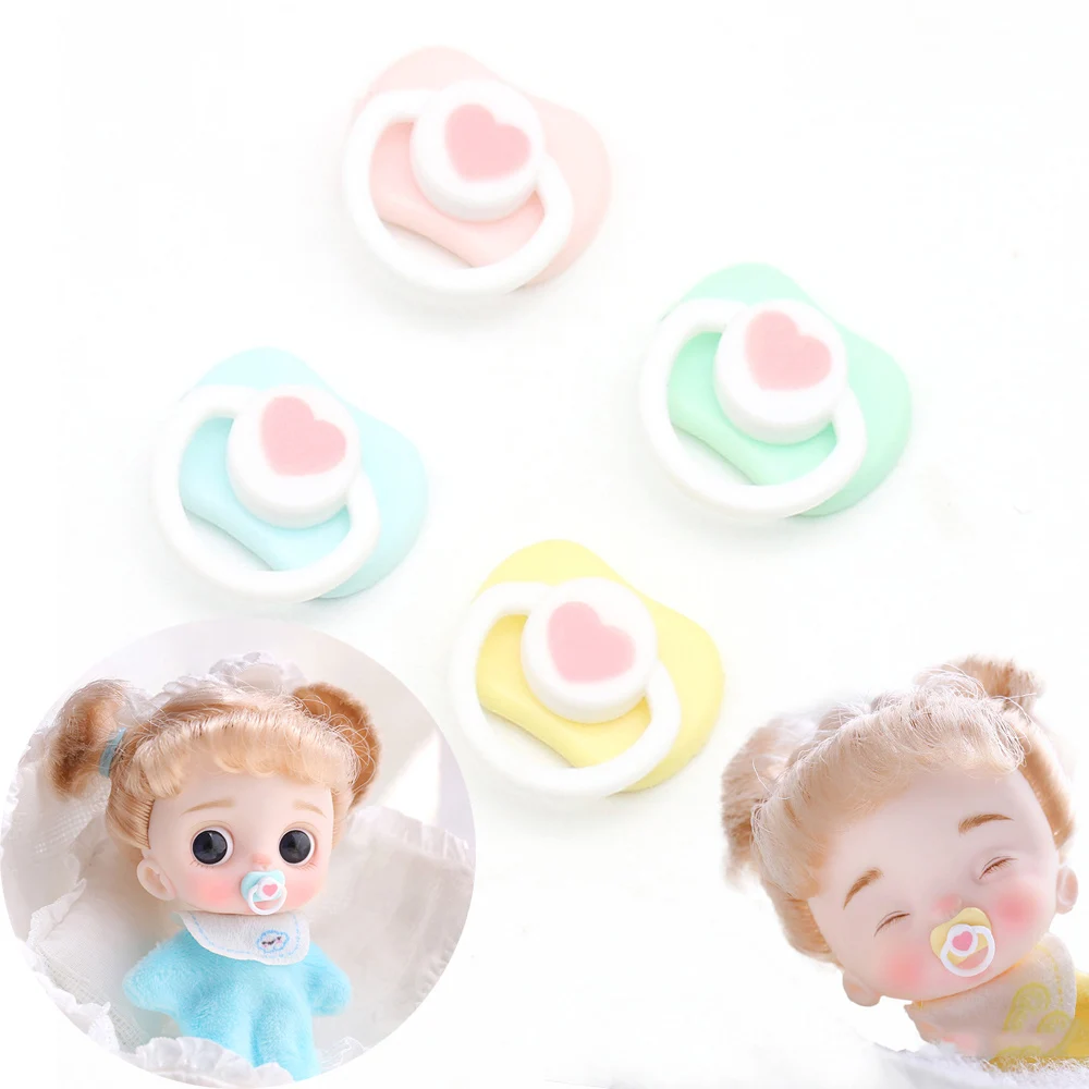 HOUZIWA Doll Accessories Cute Pacifiers For OB11 Dolls