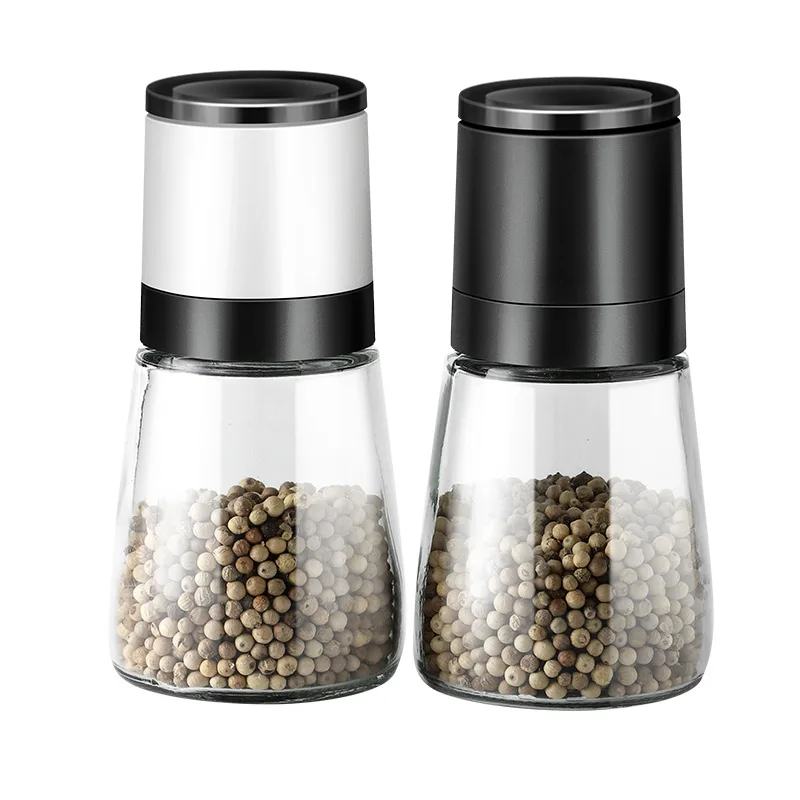 Pepper Mill Manual Salt and Pepper Grinder Adjustable Sea Salt Grinder & Pepper Grinder Seasoning Tools Kitchen Accessories