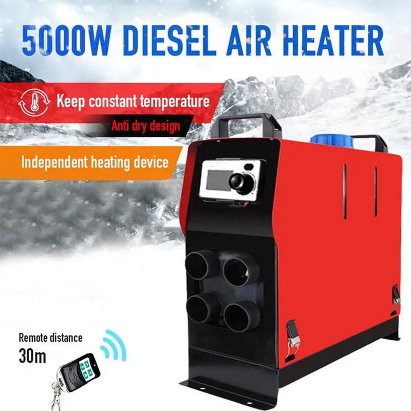 

Winter Car Air Parking Heater 5KW 12V Diesel Air Heater With LCD Switch Remote Control For RV Truck Boat Trailer