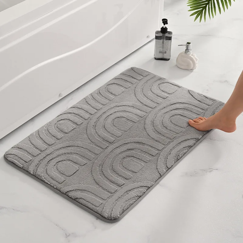 

Thickened Memory Foam Entrance Door Bathroom Non-slip Toilet Doorway Kitchen Water Absorption Household Foot Mat