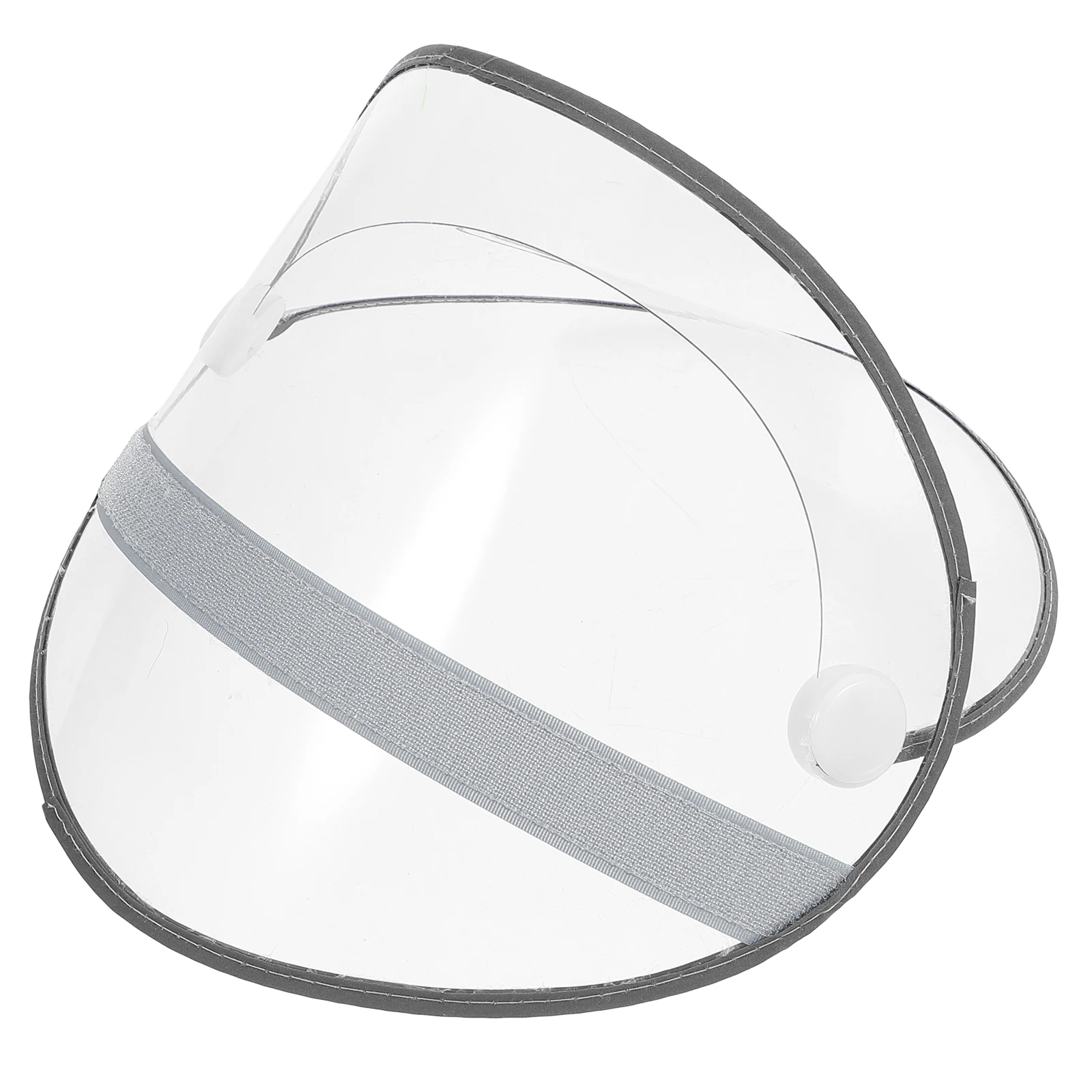 

Rain Coat Hat Brim Cap Poncho Hood Replaceable Face Protector Mask Transparent Easy Install Remove Reusable Accessories For