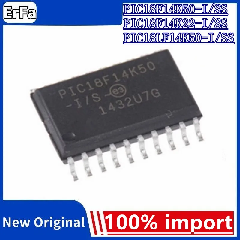 

5pcs 100% New PIC18F14K50-I/SS PIC18F14K22-I/SS PIC18LF14K50-I/SS SSOP-20