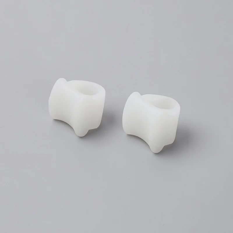 2 قطعة/الوحدة سيليكون تو فاصل العظام مصحح مستقيم تو الجبيرة تصحيح الاصبع حامي الألم الإغاثة القدم الرعاية أداة