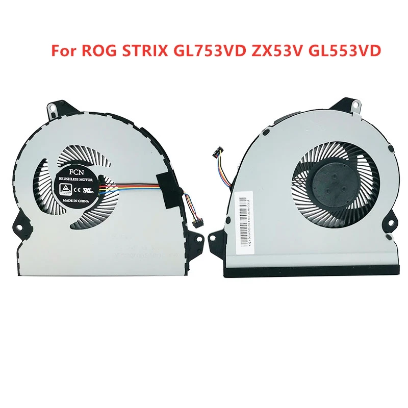 Brand New Original Laptop CPU Cooling Fan For ASUS ROG STRIX GL753VD ZX53V GL553VD
