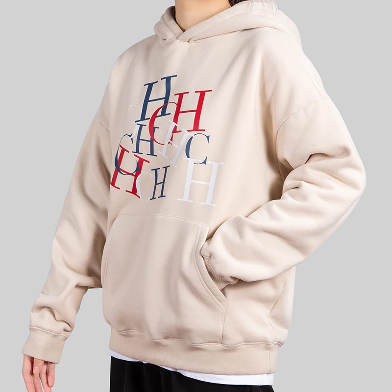 CHCH 2023 Autumn Winter Women\'s Hoodies Warm Oversize Luxury Print Letters Fleece Loose High Quality Hooded Sweatshirt